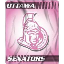 Ottawa Senators Pink Throw