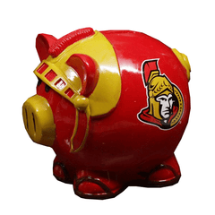 Ottawa Senators Large Resin Thematic Piggy Bank